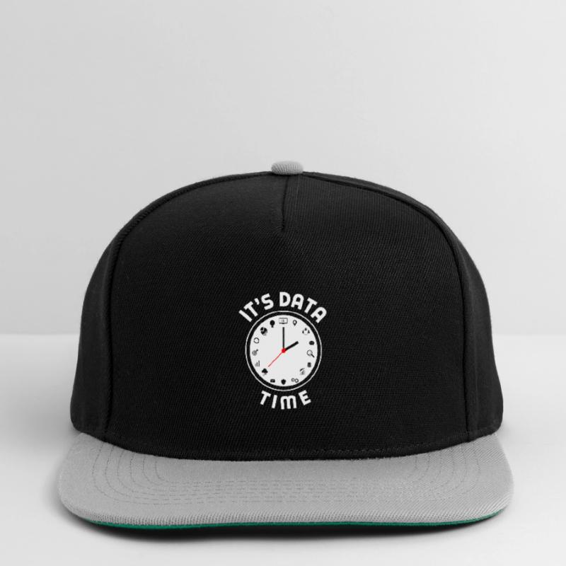 Data Engineering Data Analytics It's Data Time Snapback Cap