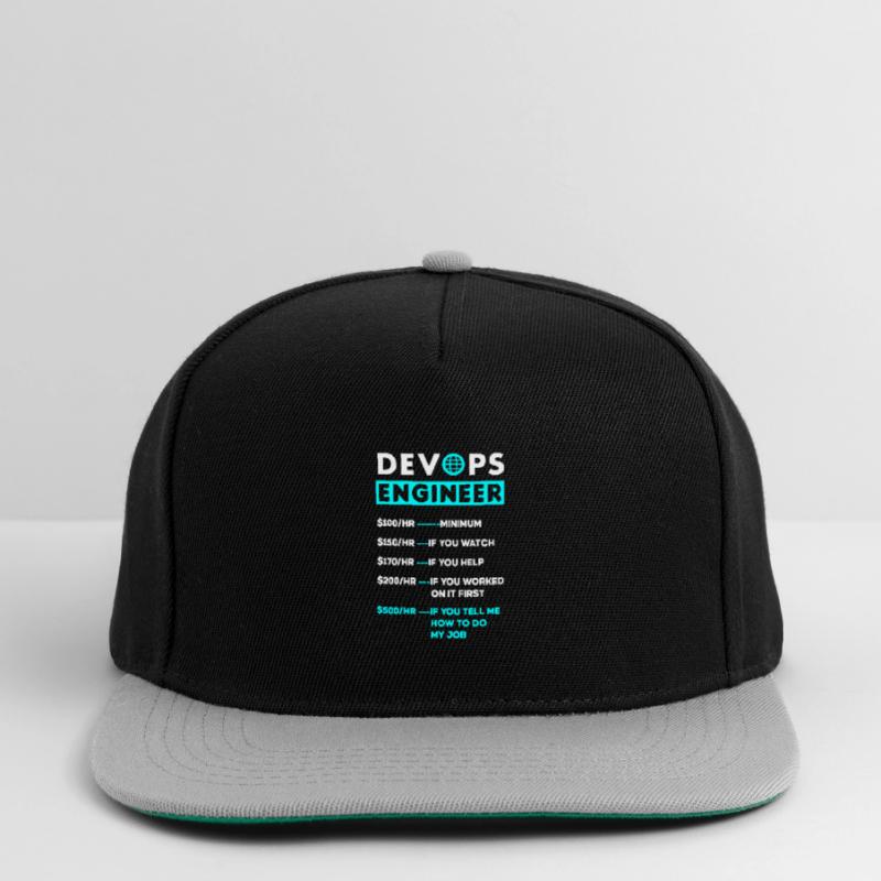 DevOps Engineer Cloud Computing Hourly Rate Snapback Cap