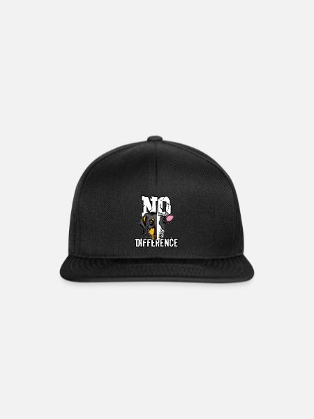 Tierschutz Vegan - Snapback Cap - Schwarz/Schwarz