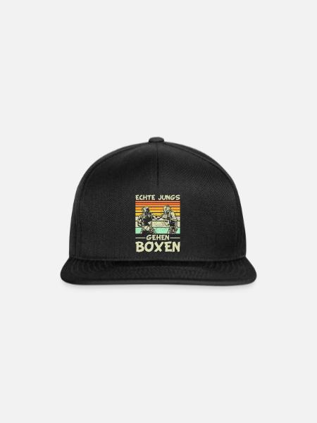 Boxen Boxen Boxen - Snapback Cap - Schwarz/Schwarz