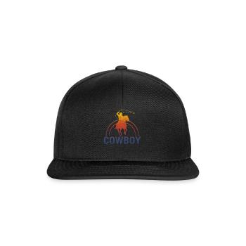 Chemise cowboy, Rodeo Western Tee, Équitation - Casquette snapback - noir/noir - Devant
