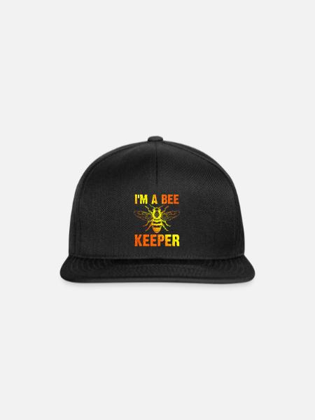 Imker Bienenzüchter - Snapback Cap - Schwarz/Schwarz