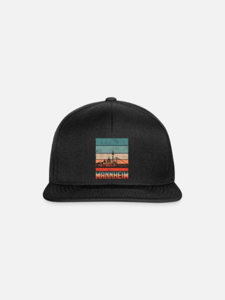 Mannheim - Snapback Cap - Schwarz/Schwarz
