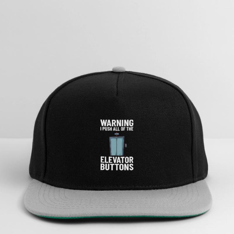 Elevator Elevator System Technician Elevator Lift Snapback Cap