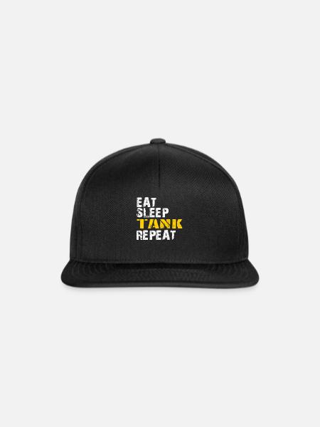 Tank - Snapback Cap - Schwarz/Schwarz