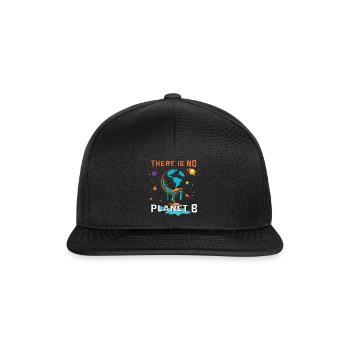 Pas de planète Étoiles Espace Galaxie Planète Sauver la Terre - Casquette snapback - noir/noir - Devant