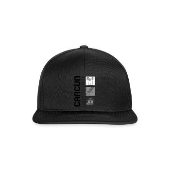 Chemise Mexique, Cancun Mexico Retro Tee, Noël - Casquette snapback - noir/noir - Devant