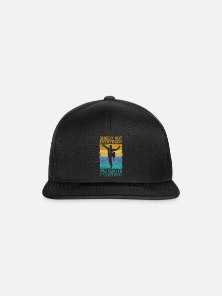 Surely Not Everybody Was Kung Fu Fighting - Snapback Cap - Schwarz/Schwarz