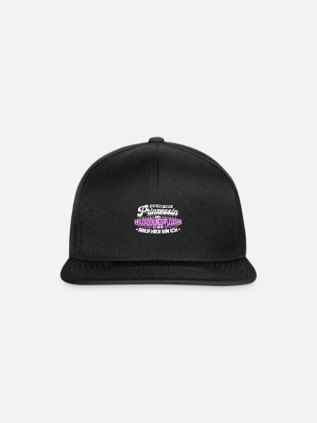Heilerziehungspfleger Altenpflege Sozialbereich - Snapback Cap - Schwarz/Schwarz