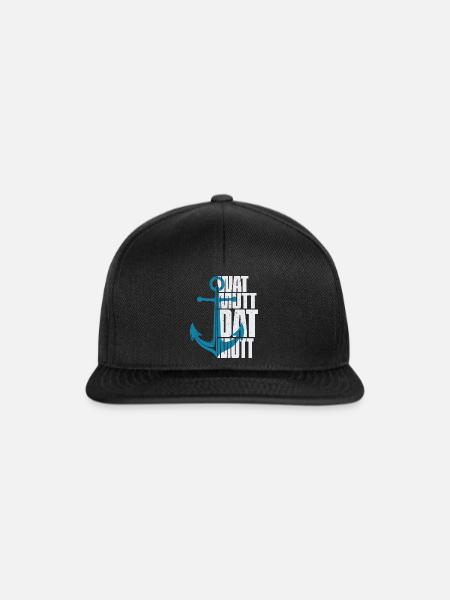 Wat Mutt Dat Mutt - Snapback Cap - Schwarz/Schwarz