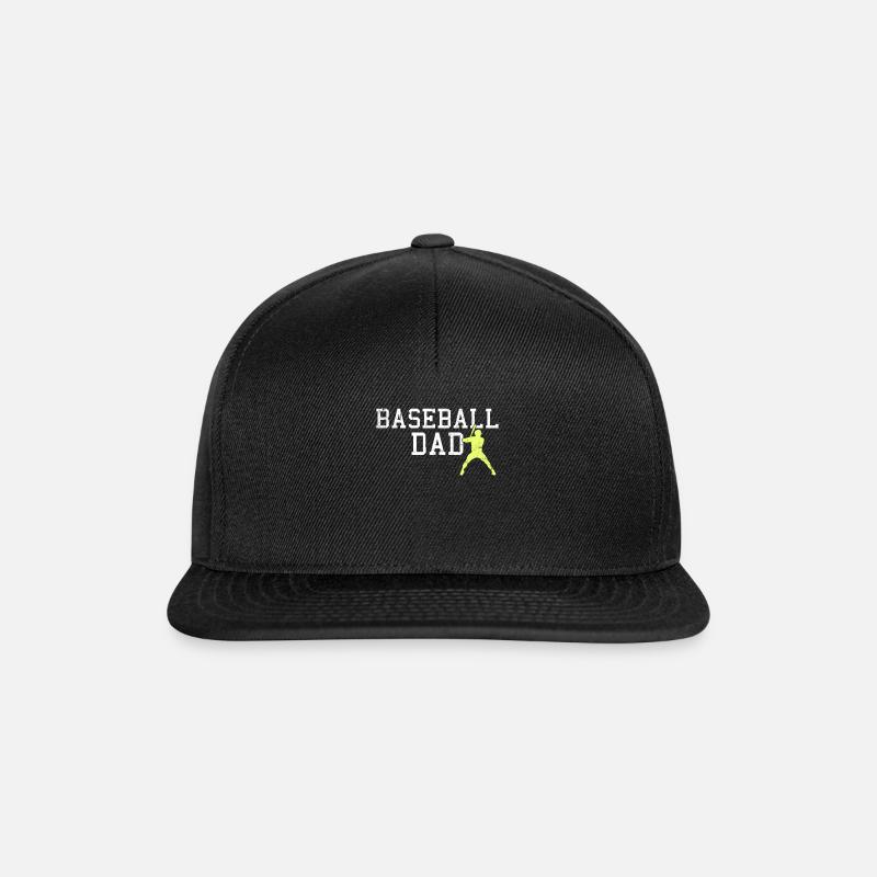 baseball dad - Snapback Cap - black/black
