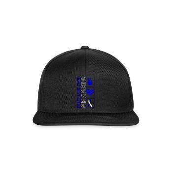Peace Love Cure Aproxia T Shirt - Casquette snapback - noir/noir - Devant