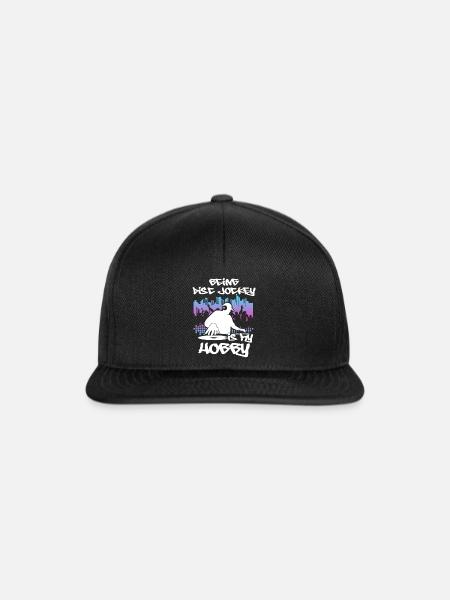 DJ - Snapback Cap - Schwarz/Schwarz