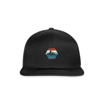 Kart Go-Kart Racing Go-Kart Kart Driver - Casquette snapback - noir/noir - Devant