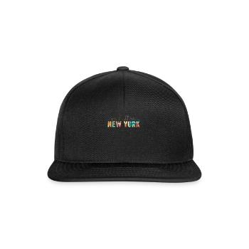 New York Skyline Heartbeat Statue de la Liberté - Casquette snapback - noir/noir - Devant