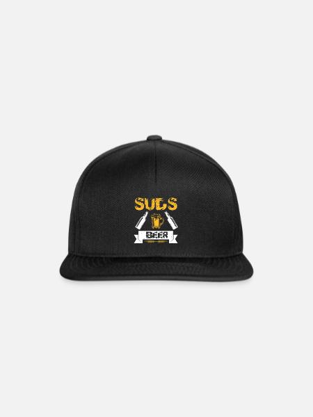 SUDS BIER - Snapback Cap - Schwarz/Schwarz