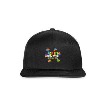 Pop It Papaw de la fille d’anniversaire Fidget Kids - Casquette snapback - noir/noir - Devant