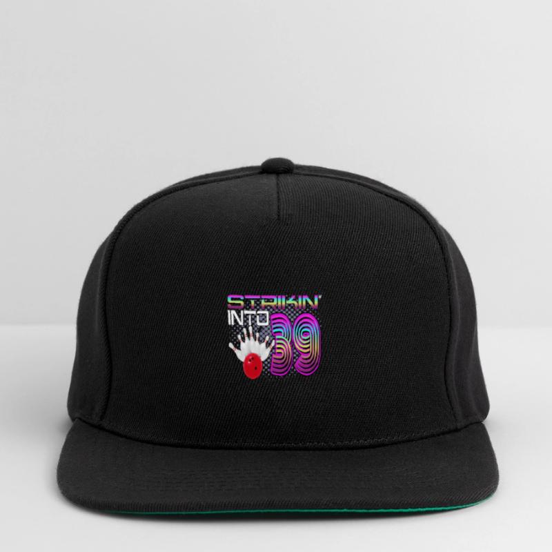 Frapper dans 39 Bowling Bowler 39e anniversaire Casquette snapback