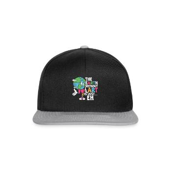 La Terre sans Art est juste eh Professeur d’Art - Casquette snapback - noir/gris - Devant