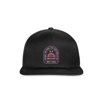 Chemise féministe, puissiez-vous avoir confiance en un - Casquette snapback - noir/noir - Devant