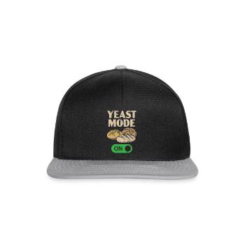 Amateur de boulangerie Boulanger Pâtisserie Boulangerie Boulangerie - Casquette snapback - noir/gris - Devant