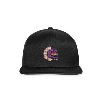 Chemise féministe, puissiez-vous avoir confiance en un - Casquette snapback - noir/noir - Devant