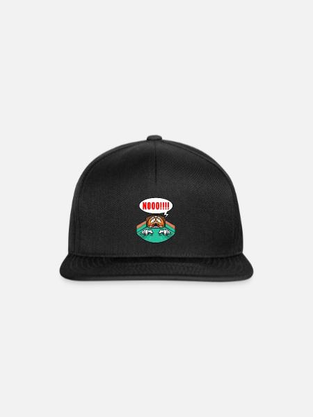 Billardspieler Scratch Billard - Snapback Cap - Schwarz/Schwarz