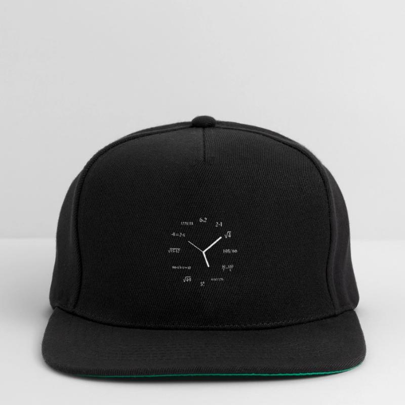 Math Clock Math Meme Math Lover Joke Math Snapback Cap