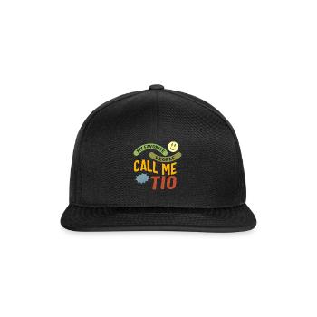 Chemise d’oncle, mes gens préférés m’appellent Tio - Casquette snapback - noir/noir - Devant