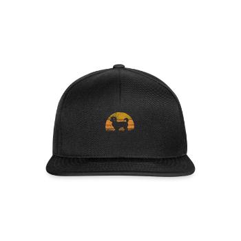 Bollipoo Chien Race De Chien Cadeau Chien Bollipoo - Casquette snapback - noir/noir - Devant