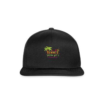 Is Summer Day Of School Happy Last Class Teacher - Snapback Cap - black/black - Front