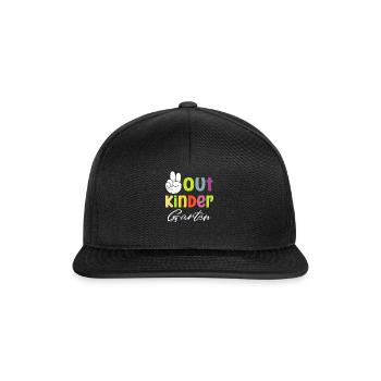 Jardin d’enfants - Casquette snapback - noir/noir - Devant