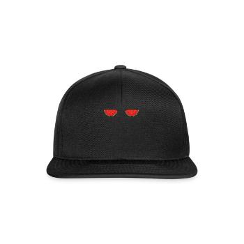 Plage 2022 Tropical Drôle De Pastèque Été - Casquette snapback - noir/noir - Devant