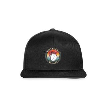 Chemise de volleyball de baseball, Busy Raising Ballers, - Casquette snapback - noir/noir - Devant
