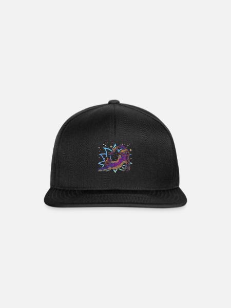 Namaste Animal Meditation Mandala Chat Yoga - Casquette snapback - noir/noir
