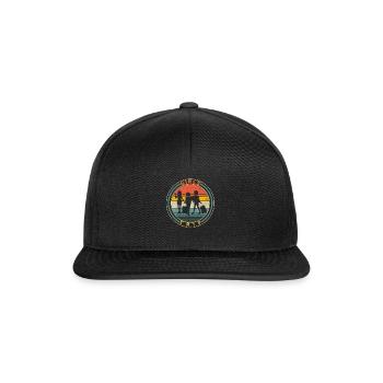 Girls Trip 2022 Chemise, Vintage Drinking Vacation - Casquette snapback - noir/noir - Devant