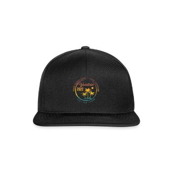 Chemise de vacances 2022, Sea San Sun Custom Beach - Casquette snapback - noir/noir - Devant