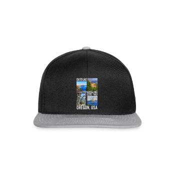 Crater Lake National Park ESTD. 1902 Shirt, - Snapback Cap - black/grey - Front