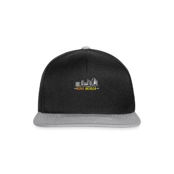Reno Nevada États-Unis Amérique Névoniens Nevadans - Casquette snapback - noir/gris - Devant