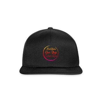 Bateau Vagues Soleil Soleil Jours Chemise, Lake Life - Casquette snapback - noir/noir - Devant