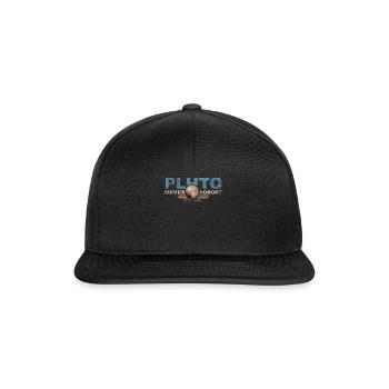 N’oubliez jamais Pluto Design Retro Style Funny Space - Casquette snapback - noir/noir - Devant