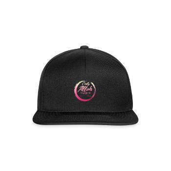 Seul Allah peut me juger Chemise, musulman priant - Casquette snapback - noir/noir - Devant