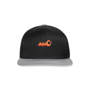 Islam Symbol Hemd, Muslim Praying Geschenk Vintage - Snapback Cap - Schwarz/Grau - Vorne