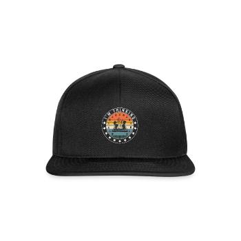 Chess Lover Shirt, I'm Thinking Board Game Chess - Snapback Cap - black/black - Front