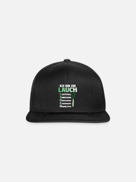 Lauch - Snapback Cap - Schwarz/Schwarz