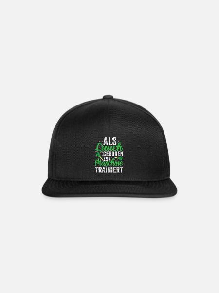 Lauch - Snapback Cap - Schwarz/Schwarz