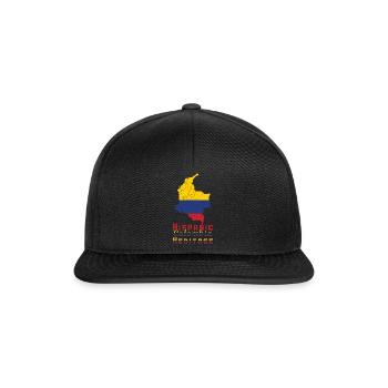 Mois du patrimoine hispanique colombien de Colombie - Casquette snapback - noir/noir - Devant