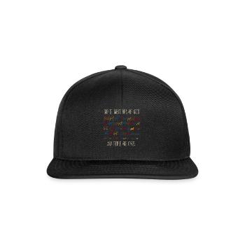 God Is Great Dogs Are Good And People Are Crazy - Snapback Cap - black/black - Front