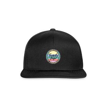 Chemise de voyage en famille, Avertissement en cours, Drôle - Casquette snapback - noir/noir - Devant