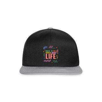 Chemise Step Mom, Rock’n The Bonus Mom Life Tee, - Casquette snapback - noir/gris - Devant